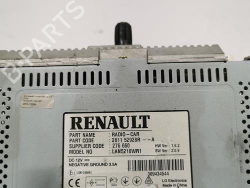 Autoradio Autoradio RENAULT CLIO IV (BH_) 1.5 dCi 90 (90 hp) 36846753 36846753
