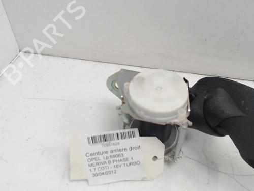 rear-right-seatbelt-opel-meriva-b-mpv-s10-2010-2011-2012-2013-2014-2015-2016-2017-36741949 main image