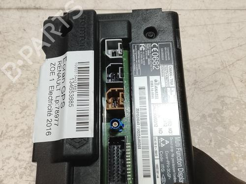 Used Display monitor Display monitor RENAULT ZOE (BFM_) ZOE (92 hp) 40162228 40162228