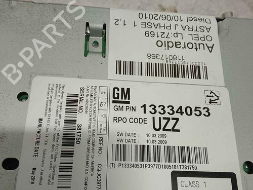 Bilradio Bilradio OPEL ASTRA J (P10) [2009-2016] 36712203 36712203