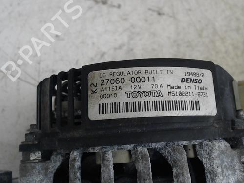 Used Alternator Alternator PEUGEOT 107 (PM_, PN_) 1.0 (68 hp) 36744535 36744535