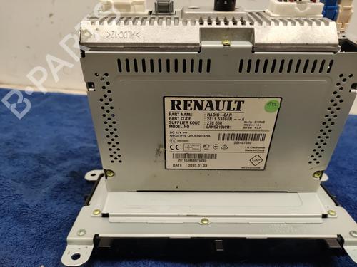 Radio Radio RENAULT CLIO IV (BH_) 1.5 dCi 90 (90 hp) 36750812 36750812
