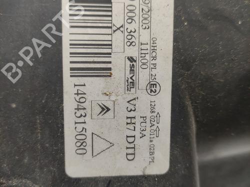 Right headlight CITROËN C8 (EA_, EB_) 2.2 HDi | BP36723267C29 - Image 2