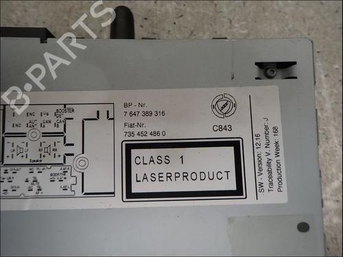 Radio FIAT 500 (312_) 1.4 (312AXC1B, 312CXC1B) | BP36525170E6 - Image 2