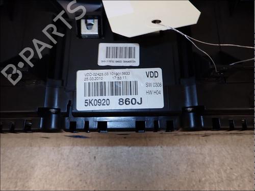 Instrument cluster VW GOLF VI (5K1) 1.6 TDI | BP34022057C47 - Image 4