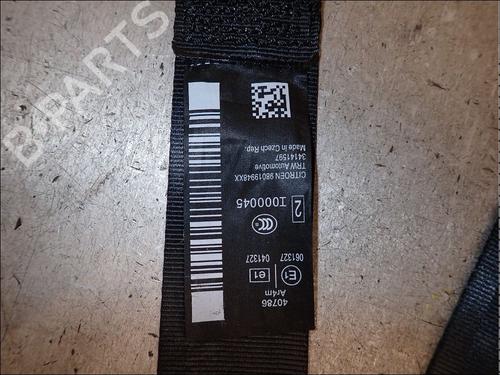 Rear left seatbelt DS DS 3 (SA_) 1.2 THP 110 / PureTech 110 (SAHNPS, SAHNZ6, SAHNZT) | BP34025823I29 - Image 2