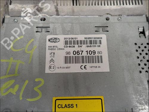 Radio CITROËN C4 II (NC_) 1.6 HDi 115 | BP38009945E6 - Image 2