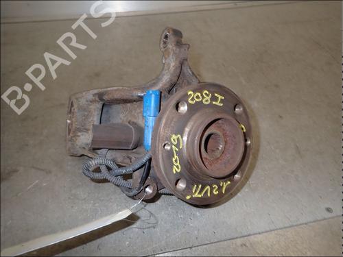 Used Left front steering knuckle Left front steering knuckle PEUGEOT 208 I (CA_, CC_) 1.2 PureTech 82 (82 hp) 34036326 34036326