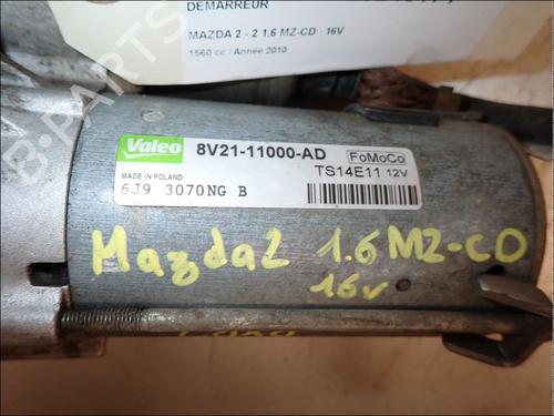 Starter MAZDA 2 (DE_, DH_) 1.6 MZ-CD | BP34018288M8 - Image 3