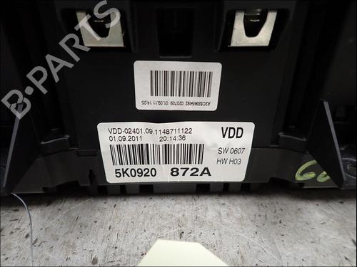 Instrument cluster VW GOLF VI (5K1) 2.0 TDI | BP37507553C47 - Image 2