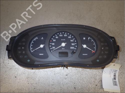 Used Instrument cluster Instrument cluster RENAULT CLIO II (BB_, CB_) 1.2 (BB0A, BB0F, BB10, BB1K, BB28, BB2D, BB2H, CB0A,... (58 hp) 34033573 34033573