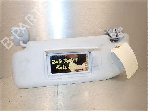 Used Left sun visor Left sun visor PEUGEOT 208 I (CA_, CC_) 1.4 HDi (68 hp) 34016701 34016701