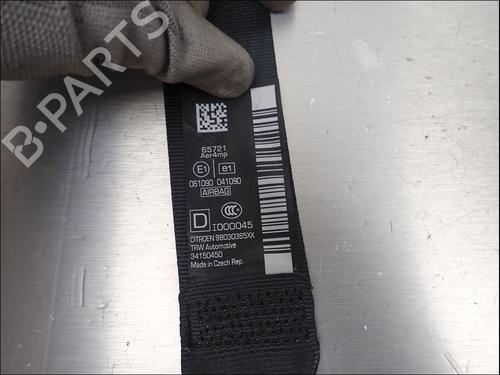 Front right seatbelt CITROËN C3 II (SC_) 1.4 HDi 70 (SC8HZC, SC8HR0, SC8HP4) | BP39398106I25 - Image 2