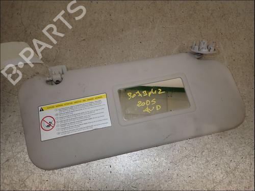 right-sun-visor-peugeot-307-3ac-2000-2001-2002-2003-2004-2005-2006-2007-2008-2009-2010-2011-2012-34643074 main image