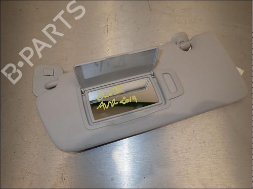 Used Left sun visor Left sun visor RENAULT CLIO V (B7_) 1.5 Blue dCi 85 (B7AG) (86 hp) 34026317 34026317