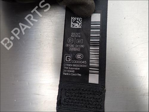 Front left seatbelt CITROËN C3 II (SC_) 1.4 HDi 70 (SC8HZC, SC8HR0, SC8HP4) | BP38979703I26 - Image 2