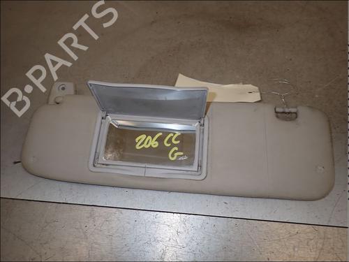 Used Left sun visor Left sun visor PEUGEOT 206 CC (2D) 2.0 S16 (136 hp) 34032412 34032412