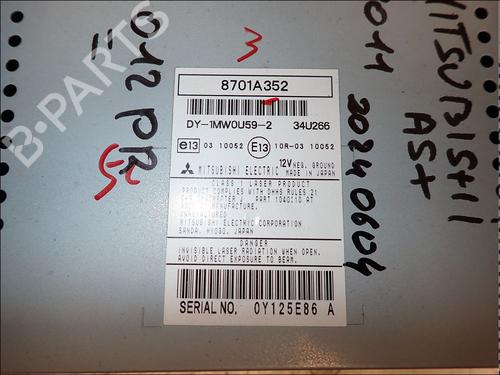 Radio MITSUBISHI ASX (GA_W_) 1.8 DI-D 4WD (GA6W) | BP34029888E6 - Image 3