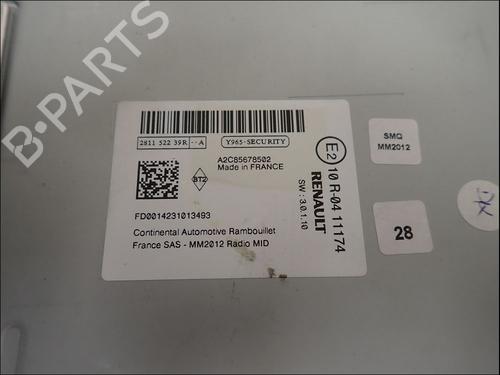 Radio RENAULT CAPTUR I (J5_, H5_) 1.5 dCi 90 (J5N4, J5M5, J5MW, J5M6, J5AL, J5AJ) | BP39195761E6 - Image 2