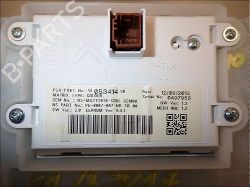 Instrument cluster PEUGEOT 2008 I (CU_) 1.6 HDi | BP34026219C47 - Image 4