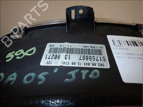Instrument cluster FIAT PANDA (169_) 1.3 D Multijet (169.AXC1A) | BP34010952C47 - Image 4