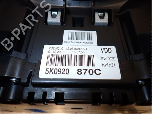 Instrument cluster VW GOLF VI (5K1) 2.0 TDI | BP34012488C47 - Image 4