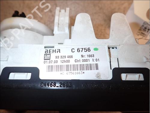 Climate control OPEL MERIVA A MPV (X03) 1.6 (E75) | BP34012262I5 - Image 2