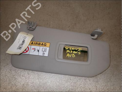 Used Right sun visor Right sun visor RENAULT GRAND SCÉNIC III (JZ0/1_) 1.2 TCe (JZ16) (132 hp) 34013443 34013443