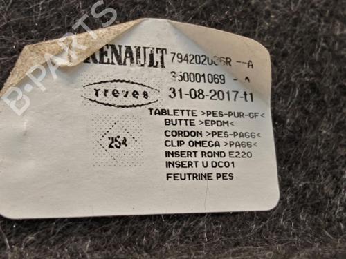 Rear parcel shelf RENAULT MEGANE IV Hatchback (B9A/M/N_) 1.2 TCe 130 (B9MR) | BP39889288C85 - Image 5
