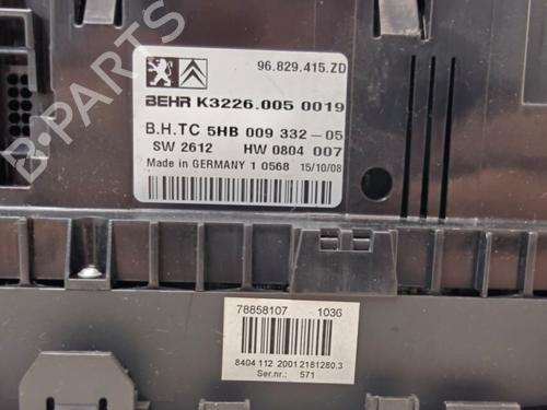 Climate control CITROËN C5 III Break (RW_) 2.0 i 16V (RWRFJC, RWRFJF) | BP38302174I5 - Image 3