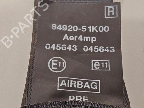 Front right seatbelt SUZUKI SPLASH (EX) 1.0 (A5B310) | BP33789576I25 - Image 4