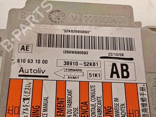 ECU airbags SUZUKI SPLASH (EX) 1.0 (A5B310) | BP33789571M53 - Image 3