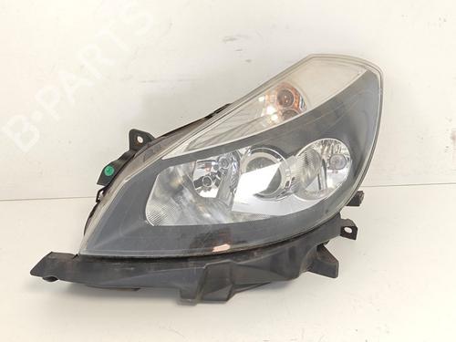 Venstre forlygte Venstre forlygte RENAULT CLIO III (BR0/1, CR0/1) 1.6 16V (BR09, BR0T, CR09, CR0T) (88 hp) 33812423 33812423