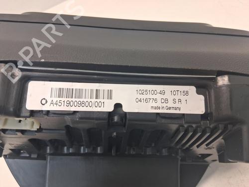 Instrument cluster SMART FORTWO Coupe (451) 1.0 (451.330, 451.334) | BP37872645C47 - Image 3