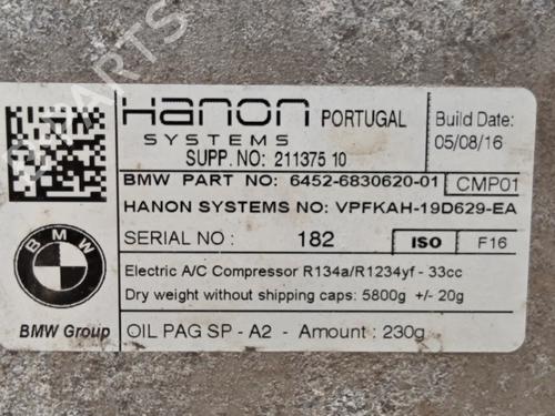 AC compressor BMW i3 (I01) Electric | BP38928789M34 - Image 6