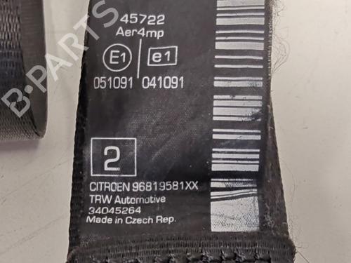 Rear right seatbelt CITROËN C3 II (SC_) 1.6 VTi 120 | BP33788627I28 - Image 3