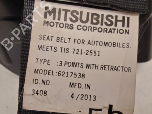 Rear right seatbelt MITSUBISHI MIRAGE / SPACE STAR VI Hatchback (A0_A) 1.0 (A05A) | BP33869262I28 - Image 4