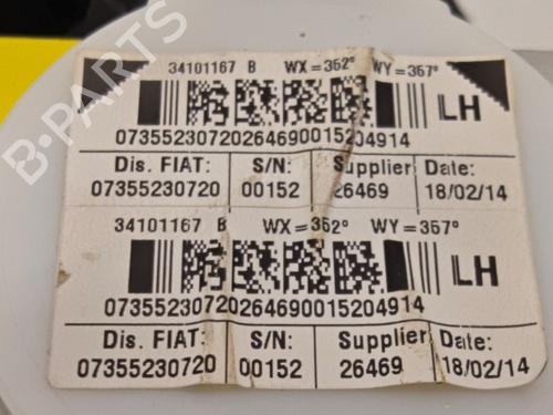 Front left seatbelt FIAT 500 (312_) 0.9 (312AXN1A) | BP39516652I26 - Image 5