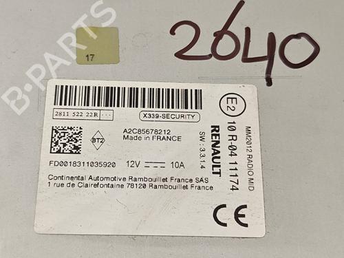 Radio RENAULT ZOE Hatchback Van (BFM_) Electric (BFME) | BP39210208E6 - Image 3