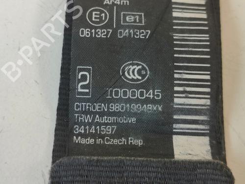 Rear right seatbelt CITROËN C3 II (SC_) 1.6 VTi 120 | BP33787055I28 - Image 4