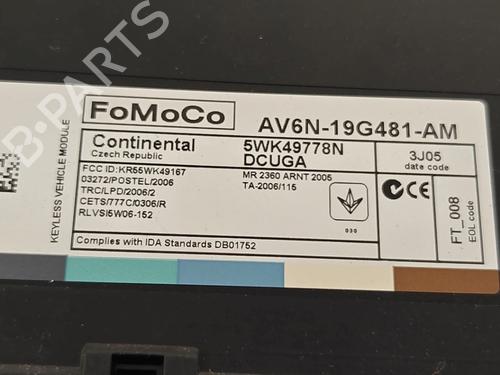 Control unit FORD C-MAX II (DXA/CB7, DXA/CEU) 1.0 EcoBoost | BP33790752M11 - Image 3