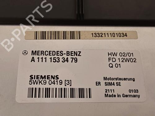 Engine control unit (ECU) MERCEDES-BENZ C-CLASS (W203) C 180 (203.035) | BP33789438M57 - Image 3