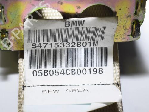 Rear right seatbelt BMW 7 (E65, E66, E67) 750 i, Li | BP34091988I28  - Image 5