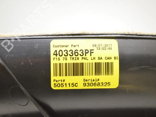 Boot lining BMW X5 (F15, F85) M 50 d | BP34090159I3 - Image 4