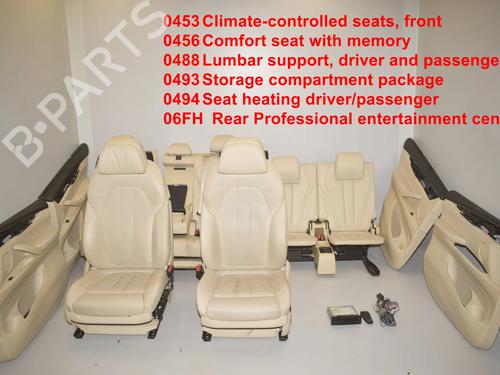 Used Seats set Seats set BMW X5 (F15, F85) M 50 d (381 hp) 34063847 34063847
