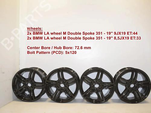 Used Wheel set Wheel set BMW 5 Touring (F11) M 550 d xDrive (381 hp) 34084867 34084867