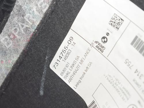 Boot lining BMW i3 (I01) Electric | BP34078181I3  - Image 8