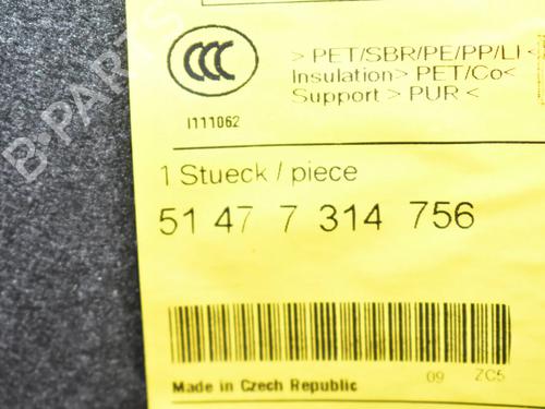 Bagagerumsbeklædning BMW i3 (I01) Electric | BP34089209I3  - Image 7