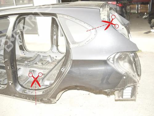 Used Left rear fenders Left rear fenders 34084503 34084503