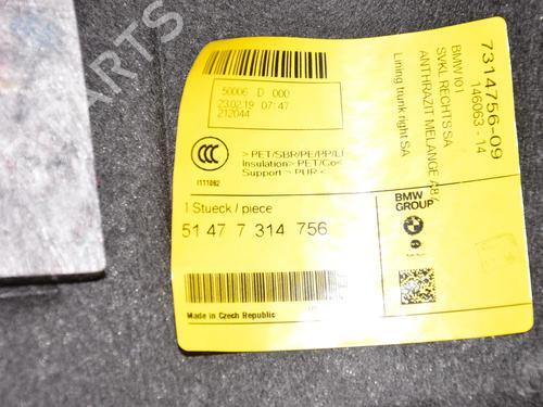 Boot lining BMW i3 (I01) Electric | BP34080322I3  - Image 9